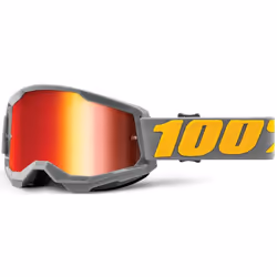 100% Strata 2 Extra Izipizi Lunettes de motocross, gris pour Hommes