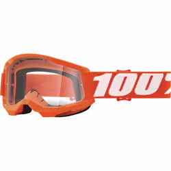 100% Strata 2 Essential Lunettes de motocross pour jeunes, orange