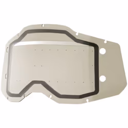 100% Dual Vented Forecast Racecraft II/Accuri II/Strata II Replacemant Lens, gris pour Hommes