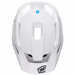 100% Altis Casque de vélo, blanc-rouge pour Hommes