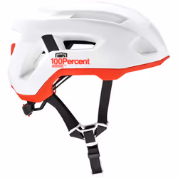 100% Altis Gravel Casque de vélo, blanc-orange pour Hommes