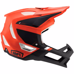 100% Trajecta Casque de descente, noir-rouge, taille L 58 60 pour Hommes