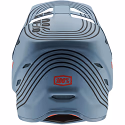 100% Status Stripes Casque de descente, gris-argent, taille XL pour Hommes