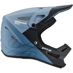 100% Status Casque de descente pour jeunes, noir-bleu, taille S