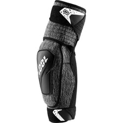 100% Fortis Protecteurs de coude de vélo, noir-gris, taille L XL pour Hommes