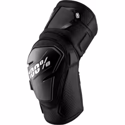 100% Fortis Protège-genoux de vélo, noir, taille L XL pour Hommes