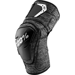 100% Fortis Protège-genoux de vélo, noir-gris, taille S M pour Hommes