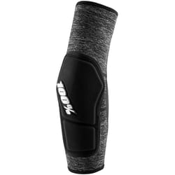 100% Ridecamp Protecteurs de coude de vélo, noir-gris, taille XL pour Hommes