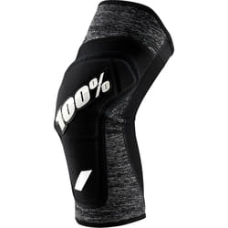 100% Ridecamp Protège-genoux de vélo, gris, taille S pour Hommes