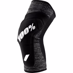 100% Ridecamp Protège-genoux de vélo, gris, taille L pour Hommes