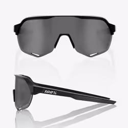100% S2 lunettes de soleil Cintré Wrap-around