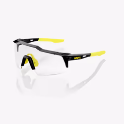 100% Speedcraft SL Gloss Black, Adulte, Unisexe, Cintré, Wrap-around, Demi-contour, Noir