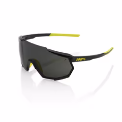 100% Racetrap 3.0, Lunettes de cyclisme, Unisexe, Cerclé, Noir, Noir, Plastique TR90