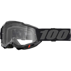 100% Accuri II Essential Lunettes de motocross, noir-gris pour Hommes
