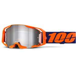 100% ARmatic Lunettes de motocross, bleu-orange pour Hommes