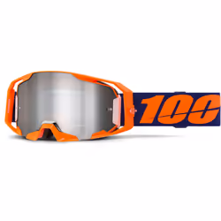 100% ARmatic Lunettes de motocross, bleu-orange pour Hommes