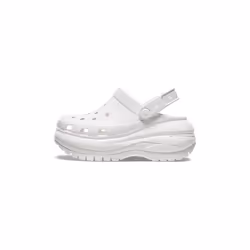 Crocs modèle Classic Mega Crush Clog Blanc