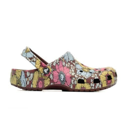 Chaussures Crocs Classic Retro Floral Clog 2089546WF - Femme - Marron - Adulte - Synthétique