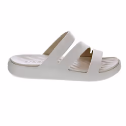 Chanclas Crocs Getaway - Mujer - Blanco Gris - Synthétique - Adulte