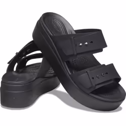 Sandales à Enfiler Crocs Brooklyn Buckle