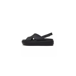 Sandale Crocs - BROOKLYN LUXE CROSS STRAP - Femme - Marron