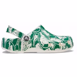 Sabots Crocs Classic Duke Print Enfants 210007 C11eu 2829 Vert Lierre - Vue supplémentaire 2