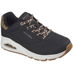 Baskets Skechers Uno-jungle Nite Noir Femme
