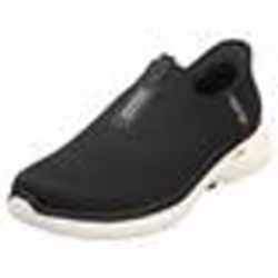 Sneakers Homme - SKECHERS - GO WALK 6 - EASY ON BLK - Noir - A élastique - Textile - Plat