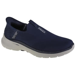 Sneakers Slipins: Go Walk 6 Easy On Textile Bleu Marine