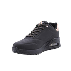 Sneakers Uno-Shimmer Away Cuir Noir
