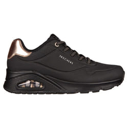 Sneakers Uno-Shimmer Away Cuir Noir