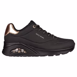 Sneakers Uno-Shimmer Away Cuir Noir