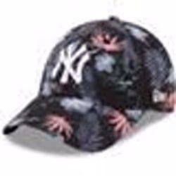 NEW ERA Wmns floral 9forty neyyan Blkwhi