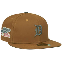 Casquette ajustée - New Era - 59Fifty - WORLD SERIES 1984 - Detroit Tigers - Brun et Blanc