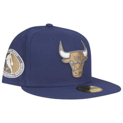 Casquette ajustée - New Era - 59Fifty - NBA Chicago Bulls - Marine/Blanc - 100% Polyester