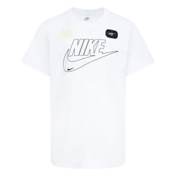 T-shirt enfant - Nike - Club+ Futura - Blanc - Tissu doux - Manches courtes