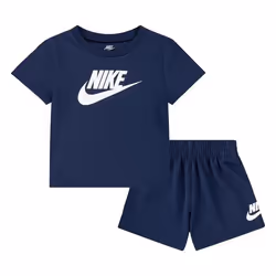 Ensemble bébé Nike Club - T-shirt et short - Marine - Tissu doux et respirant