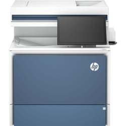 HP Color LaserJet Enterprise Flow Imprimante MFP 5800zf, Color, Imprimante pour Impression, copie, scan, fax, Chargeur automatique de documents; Bacs haute capacité en option; Écran tactile; Cartouche TerraJet