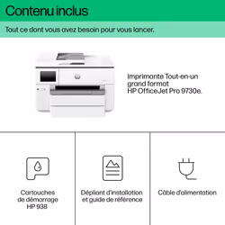 HP OfficeJet Pro 9730e Imprimante Multifonction Jet d'Encre Grand Format A3 Couleur Wi-Fi - Vue supplémentaire 20