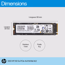 HP 512GB PCIe-4x4 NVMe M.2 SSD