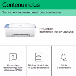 HP DeskJet Imprimante Tout-en-un 2822e, Couleur, Imprimante pour Domicile, Impression, copie, numérisation, Numérisation vers PDF - Vue supplémentaire 10