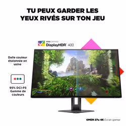 HP OMEN Écran gamer 4K 27u - Vue supplémentaire 10