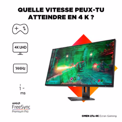 HP OMEN Écran gamer 4K 27u - Vue supplémentaire 9