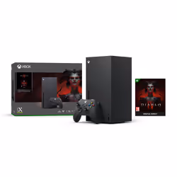 Microsoft Xbox Series X - Diablo IV, Xbox Series X, Noir, 16000 Mo, GDDR6, AMD, AMD Ryzen Zen 2