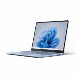 Microsoft Surface Laptop Go 3 Intel® Core™ i5 i5-1235U Ordinateur portable 31,5 cm (12.4") Écran tactile 16 Go LPDDR5-SDRAM 256 Go SSD Wi-Fi 6 (802.11ax) Windows 11 Home Bleu