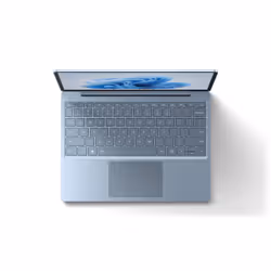 Microsoft Surface Laptop Go 3 Intel® Core™ i5 i5-1235U Ordinateur portable 31,5 cm (12.4") Écran tactile 16 Go LPDDR5-SDRAM 256 Go SSD Wi-Fi 6 (802.11ax) Windows 11 Home Bleu