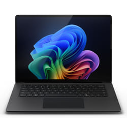 Microsoft Surface Laptop 8 Copilot+ PC Intel Core Ultra 5 335 Ordinateur portable 38,1 cm (15") Écran tactile 16 Go LPDDR5x-SDRAM 256 Go SSD Wi-Fi 7 (802.11be) Windows 11 Pro Noir