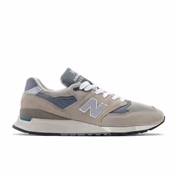 Sneakers Made In Usa 998 Core Cuir Gris