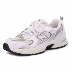 Chaussures NEW BALANCE 530 Blanc - Femme/Adulte - Cuir - Lacets - Plat