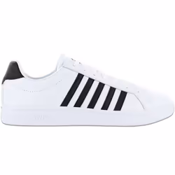 Sneakers Court Tiebreak en cuir blanc et noir